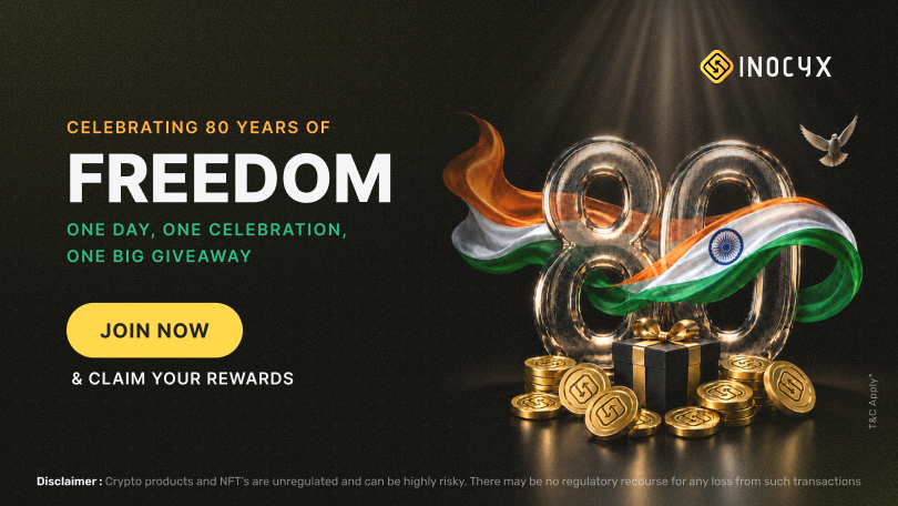 Celebrate India’s 80th Independence Day with INOCYX – Get ₹80 Worth of IYX